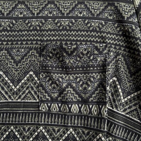 LuLaRoe Asymmetrical Carly Swing Dress in Black and Green Size M - Picture 4 of 5